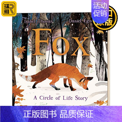 [正版]狐狸 生活圈的故事 Fox A Circle of Life Story 英文原版 儿童英语启蒙故事书 英文版