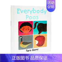 [正版]各种各样的便便 英文原版 Everybody Poos 五味太郎 Taro Gomi 吴敏兰绘本 亲子生活习惯养