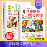 图解儿童感觉统合训练(全2册)新版 [正版]图解家庭中的感觉统合训练感统失调训练书籍 家庭教育百科育儿书籍0-3-6岁