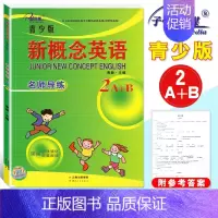 名师导练 2A+B (青少版) 小学通用 [正版]子金传媒新概念英语青少版同步练全入门级A+B测试卷阶段巩固练习册1