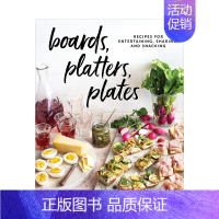 [正版]菜板/盘子/碟子 聚会派对食谱书 Boards, Platters, Plates 英文原版烹饪煮饭料理菜谱