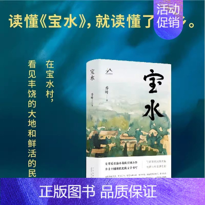 [正版]宝水 乔叶著第十一届茅盾文学奖获奖作品 七零后长篇小说的突围之作 乡土中国现代化的文学书写 北京十月文艺出版社现