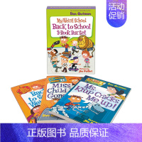 疯狂学校之回到学校 3册盒装 [正版]疯狂学校第一季1-8册 英文原版 My Weird School 1-8 Book