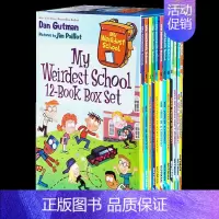 疯狂学校第四季12册盒装 [正版]疯狂学校第一季1-8册 英文原版 My Weird School 1-8 Book 校