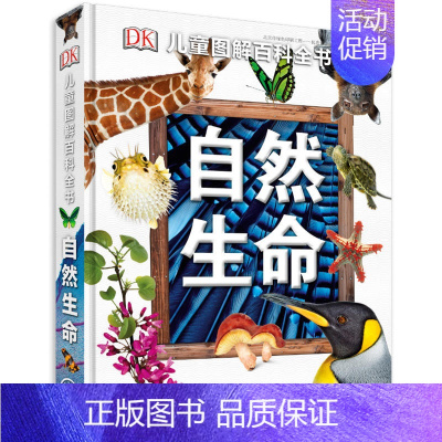 DK儿童图解百科全书--自然生命 [正版]新版 DK儿童太空百科全书 精装绘本6-14-18岁关于揭秘宇宙的书儿童太空宇