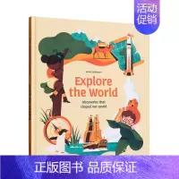 [正版]探索世界 Explore the World 英文科学类儿童绘本 启蒙早教 认识世界科普百科