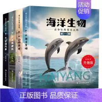 青少年科普小百科[全4册] [正版]青少年科普小百科全书4册 海洋生物动物世界宇宙天象经典建筑 儿童读物小学生故事书科