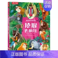 我的自然研究所-猿猴也疯狂 [正版]童书绘本 我的自然研究所-猿猴也疯狂3-4-5-6岁绘本儿童绘本趣味科普百科全书幼儿
