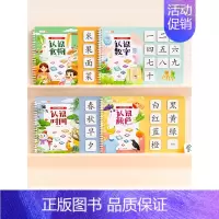 [四本套装]认识时间+食物+数字+颜 [正版]撕撕书婴儿斗半匠宝宝撕拉书识字启蒙游戏书幼儿识字早教魔术贴识字卡片幼儿认字