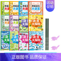 [全套12册]儿童益智迷宫书 [正版]趣味迷宫书 思维游戏大迷宫全套12本 儿童益智专注力训练 幼儿宝宝3-4-6-