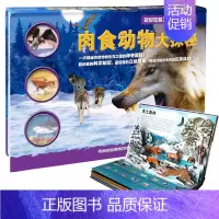肉食动物大探秘 [正版]鲨鱼家族大探秘3D立体大百科炫酷海底世界书3d科普立体书 趣味翻翻书亲子儿童玩具游戏书少儿科普儿