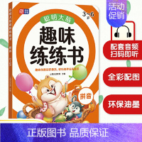 趣味练练书—拼音 [正版]直营越玩越聪明 聪明大脑趣味练练书 幼小衔接 学前教育 亲子绘本 儿童思维训练 益智游戏 阶梯