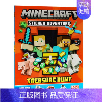 [正版]我的世界贴纸书 宝藏猎人 英文原版 Minecraft Sticker Adventure Treasure H