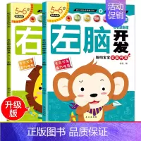 [正版]全2册左右脑全脑开发5-6岁 幼儿书籍3-4-5-6岁宝宝益智左右脑开发逻辑思维全脑思维训练儿童专注力训练游戏早