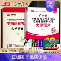 [正版]赠考点库课2025年广东专插本大学语文试卷广东省普通高等学校专升本考试模拟试卷大学语文广东专插本小红本汉语言文学