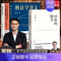 [正版]套装共4本 刑法学讲义 法治的细节 刑法中的同意制度 刑罚的历史 罗翔法律随笔集法律科普指南 法律知识读物书籍