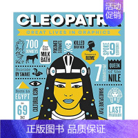 [正版]Great Lives in Graphics埃及艳后Cleopatra 大人物漫游记青少年科普知识读物彩图精装