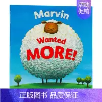 [正版]贪心的小绵羊Marvin Wanted More英文原版进口图书低幼儿童情绪情商管理教育绘本 健康启蒙认知阅读书