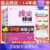 语文-人教-江苏专用 一年级上 [正版]24新版拔尖特训三年级上册四年级课时作业本同步训练一年级上册二语数英语一五六年级