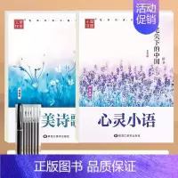 楷书-[优美诗歌+心灵小语/2本装]送练字7件套 [正版]楷书字帖练字成年大学生正楷字帖行书行楷女生字体大气漂亮高中初中