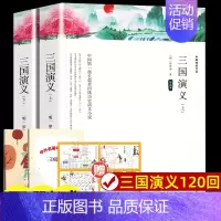 三国演义上下2册[无删减120回原著] [正版]上下全2册 三国演义原著 完整版无删减带注释 高中生初中生小学生版青少