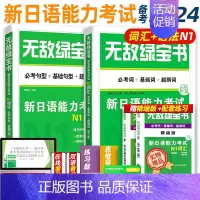 新版N1[词汇+语法]手册+音频+练习 [正版]无敌绿宝书n1 n2 n3 n4 n5考试真题 词汇 语法 阅读听力全套