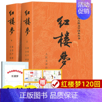 红楼梦上下2册[人民文学出版社] [正版]上下全2册 红楼梦原著 人民文学出版社 完整版无删减带注释 高中阅读高中版初中