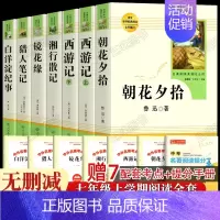 [人教版]七年级上册阅读全套书目 [正版]送考点人教版朝花夕拾鲁迅原著和西游记 必七年级上册配套阅读书目全套 白洋淀纪事