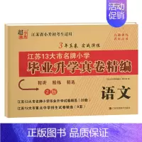 语文(全国版) 小学升初中 [正版]2024版小升初江苏省小学毕业升学考试试卷真题卷精编语文人教数学英语苏教版初一入学分