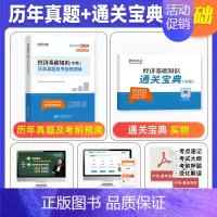 [基础单本]历年真题+模拟+宝典 [正版]环球网校中级经济师2024年历年真题试卷题库2024经济基础知识人力资源管理师