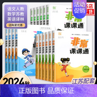 数学[苏教版] 一年级上 [正版]2024秋 非常课课通一年级下二三四五六年级人教版语文数学英语上册课课通 通成学典小学