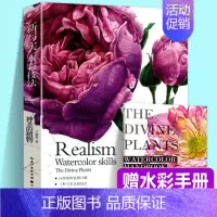 [正版]赠水彩手册新写实水彩技法神圣的植物 植物花卉水彩绘画学习 三淼君水彩技法书籍 美术绘画技巧 水彩临摹画册书籍湖北