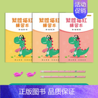 第一套3本共1000字 [正版]繁体字字帖描红本练字帖香港小学生繁体中文字幼儿练习本儿童楷书繁体字字帖硬笔成人笔画笔顺练