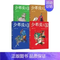 少年读三国(第1辑 套装4册) [正版]7-14岁少年读三国套装8册 罗贯中著 钱儿爸编著 以孩子喜欢的方式讲三国 实用