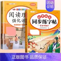 [边学边练2本]阅读理解+练字帖 二年级下 [正版]2024版小学语文阅读理解专项训练书人教版一年级二年级三年级3四五六