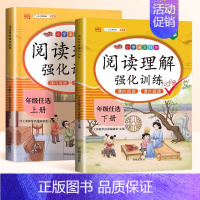 [学霸推荐2本]阅读理解(上册+下册) 二年级下 [正版]2024版小学语文阅读理解专项训练书人教版一年级二年级三年级3