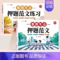 [学练结合]看图写话押题范文+练习 [正版]看图写话一二年级小学生押题范文看图说话写话提升训练看图写话一升二年级幼小衔接