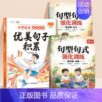 [五六年级]高级优美句子+句型句式训练(全3册) 小学通用 [正版]优美句子积累与仿写大全小学生一二年级三四五六年级作文