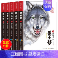 [全套5册]沈石溪·狼王梦 [正版]狼王梦沈石溪全套5册动物小说全集画本系列小学生三年级四五六年级漫画注音版小学课外阅读