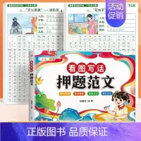 [日积月累]押题范文+看图写话练字帖 小学一年级 [正版]看图写话押题范文大全一年级二年级上下册专项训练 小学生幼小衔接