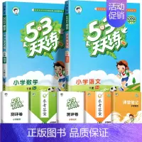 语文(人教版)+数学(苏教版) 二年级下 [正版]江苏地区53天天练苏教版一年级二年级三四五六年级上册下册语文数学英语同