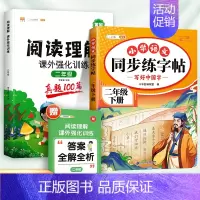 [2本]阅读真题+同步练字帖(下册) 小学二年级 [正版]阅读理解专项训练书二年级下册上册人教版小学语文课外阅读训练10