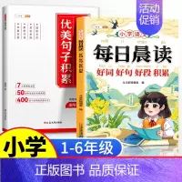 [2册]优美句子积累+好词好句好段 小学通用 [正版]小学语文优美句子积累大全好词好句好段作文素材小学生每日晨读一二