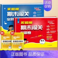 [2本]语文+数学-北师版 二年级下 [正版]2024实验班期末闯关必刷卷提优训练一年级二年级三四五六年级下册同步练习册