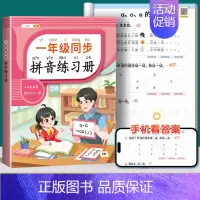 [专项训练]拼音练习册 [正版]小学拼音拼读训练一年级拼音专项练习册人教版生字注音强化训练声母韵母整体认读音节练习册幼小