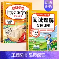 [边学边练2本]阅读理解+练字帖 [正版]2024年新版六年级上册阅读理解专项训练书人教版小学6年级语文阅读理解公式法答