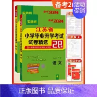 [2024-小升初28套]语文+数学 2本-江苏版 小学升初中 [正版]2024新江苏省小学毕业升学考试试卷精选28套实