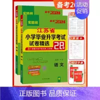 [2024-小升初28套]语文+英语 2本-江苏版 小学升初中 [正版]2024新江苏省小学毕业升学考试试卷精选28套实