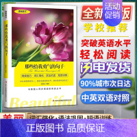[正版]美丽英文那些给我勇气的句子阅读能力词汇强化语法巩固短语训练与美国人同步阅读的英语丛书快速突破英语水平轻松阅读
