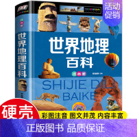 [彩图注音版]世界地理百科 [正版]中国儿童百科全书精装硬壳彩图注音版 恐龙动物植物昆虫 未解之谜世界之地理上下五千年军